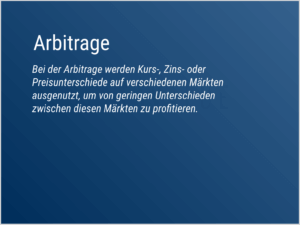Arbitrage - Definition