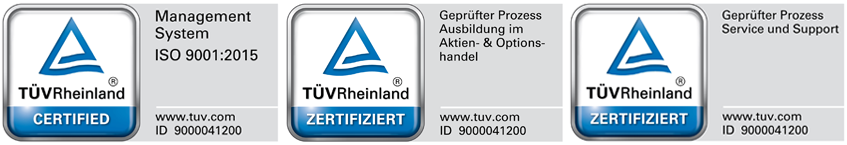 Zertifizierungen nach TÜV-Rheinland